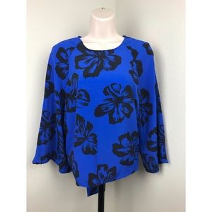 Code Mode Floral Tie Back Blouse